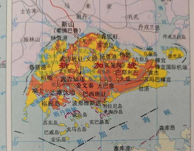 世界地图变迁史—亚洲新加坡