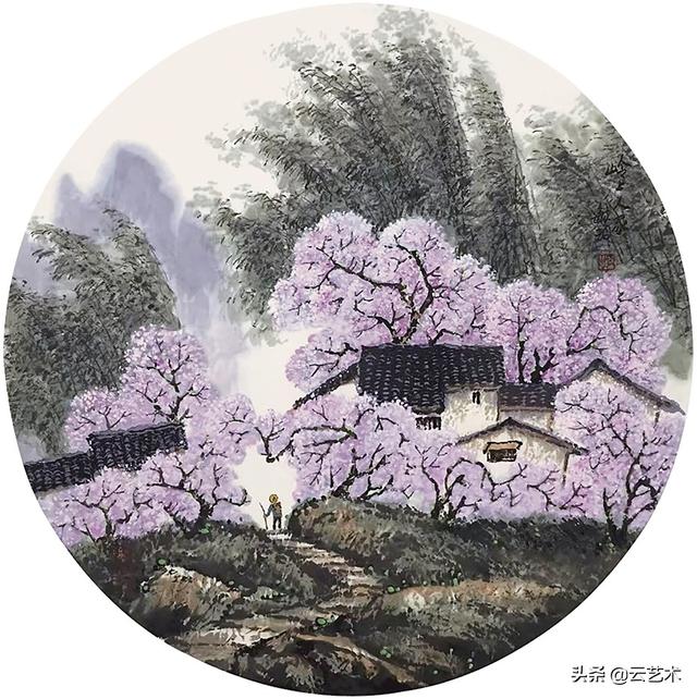 五彩的山水｜|毓敏画意