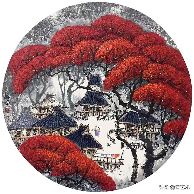 五彩的山水｜|毓敏画意