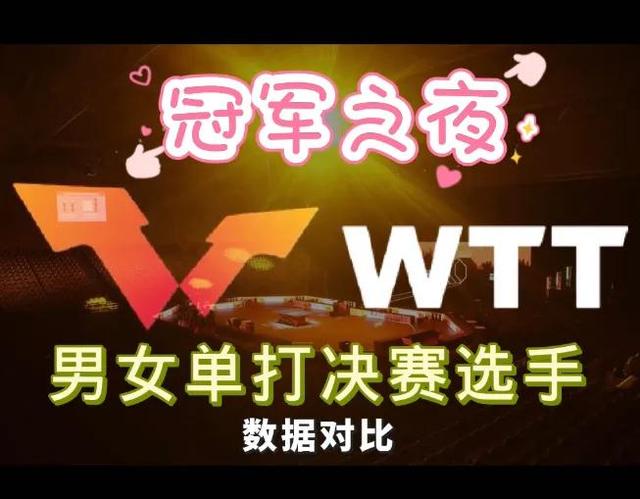冠军之夜：新加坡WTT世界杯决赛选手数据对比