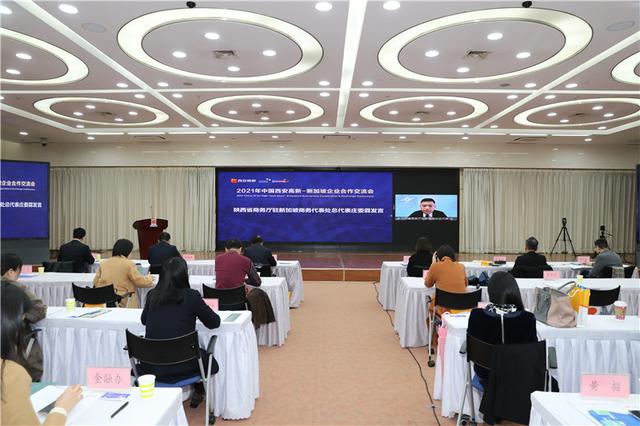 2021中国西安高新-新加坡企业合作交流会成功举办
