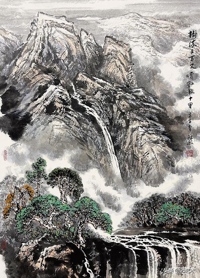 五彩的山水｜|毓敏画意