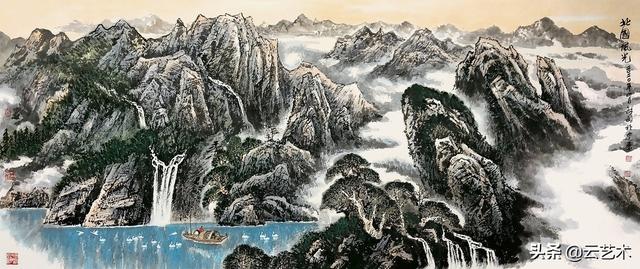 五彩的山水｜|毓敏画意