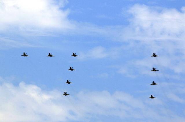 精彩图集｜纪念八一飞行表演队成立六十周年