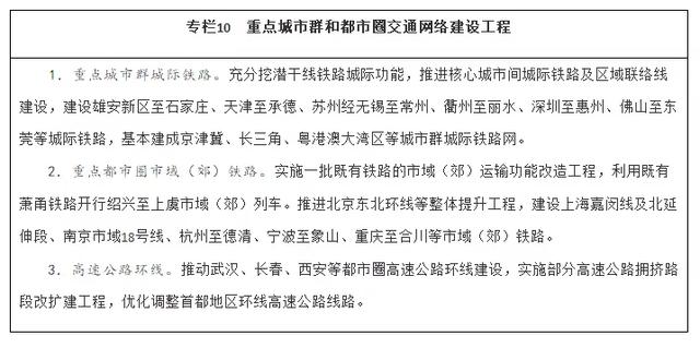 国务院关于印发“十四五”现代综合交通运输体系发展规划的通知