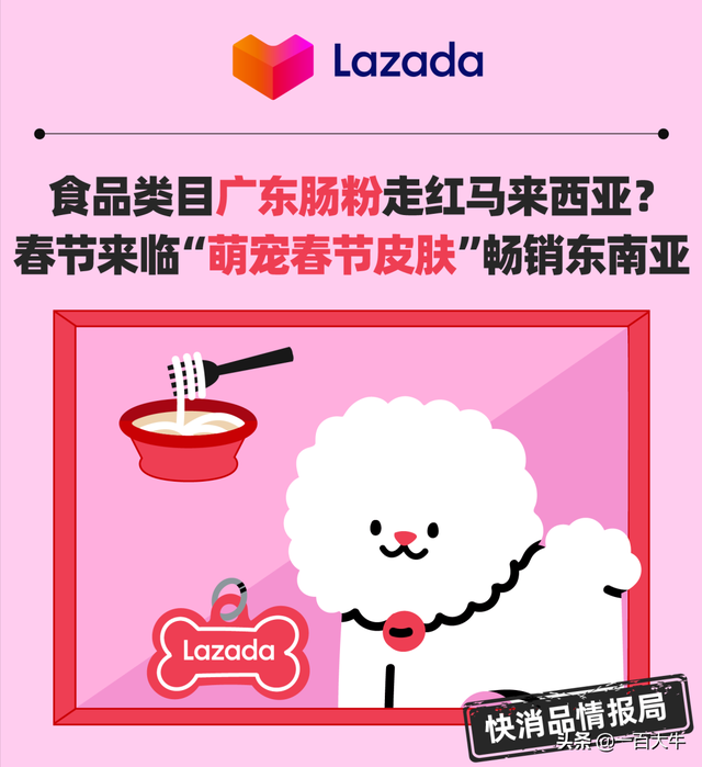 Lazada食品类目走红马来西亚？春节来临“萌宠皮肤”畅销东南亚？