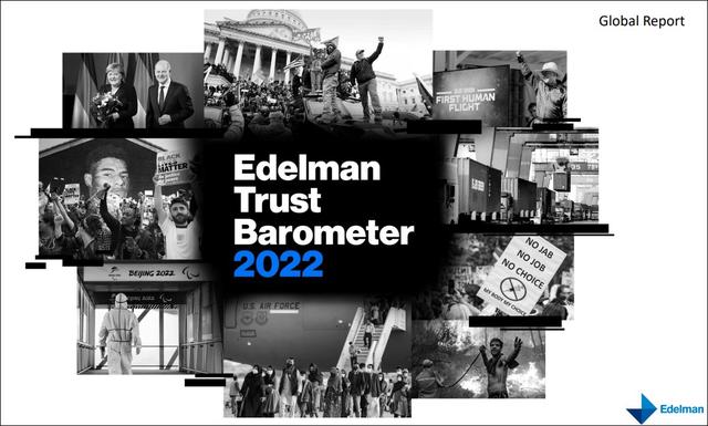 全球政府信任度调查：中国升至91%，美国降至39%