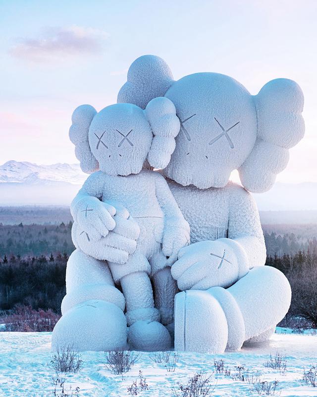 超浪漫的巨型雪雕亮相，“KAWS:HOLIDAY”第 8 站是中国长白山