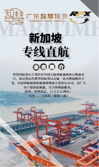 广州至新加坡双清门到门专线，