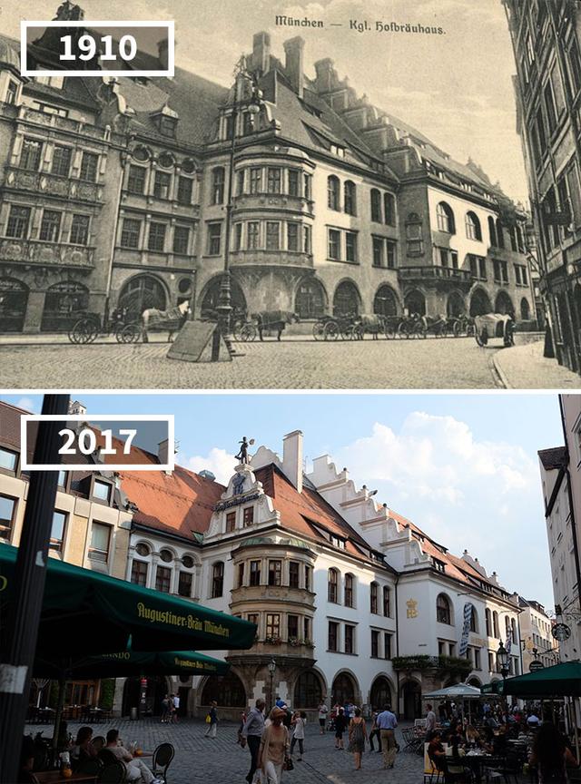 50张前后对比照片，展示著名城市如何随时间变化