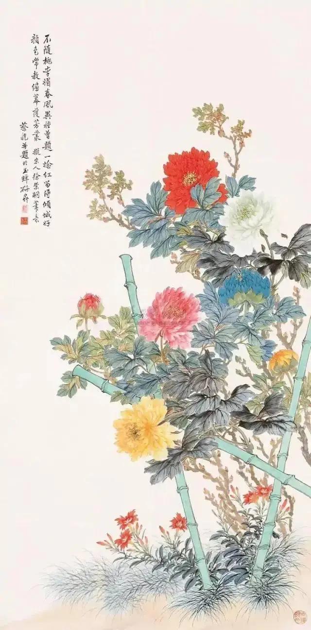 国画中的花鸟画，大写意、小写意、工笔画