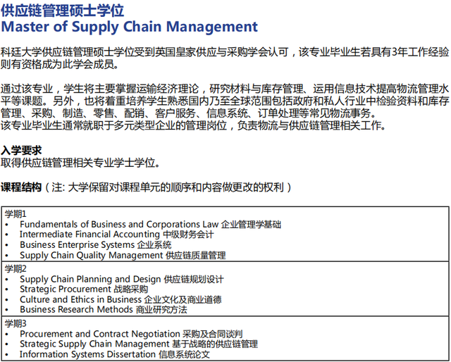 科廷大学-新加坡校区，2022年硕士入学指南