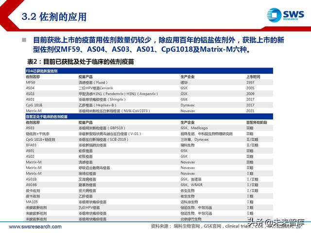 疫苗佐剂行业深度报告：疫苗脱颖而出的秘密武器