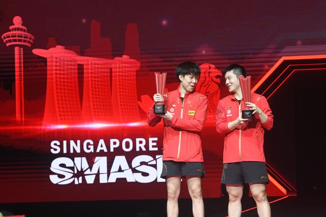 （体育）（5）乒乓球——WTT新加坡大满贯：樊振东/王楚钦男双夺冠