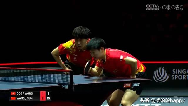 WTT新加坡大满贯：恭喜莎头组合3：1晋级决赛，辛苦了