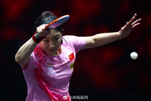 陈梦获得WTT新加坡大满贯女单冠军