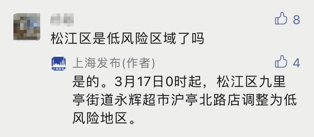 上海本土新增8+150！病例具体情况公布，一地调为低风险