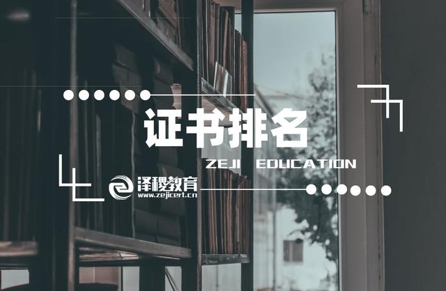 4大含金量最高的资格证书，CFA排名第一