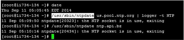 Linux中同步服务器时间