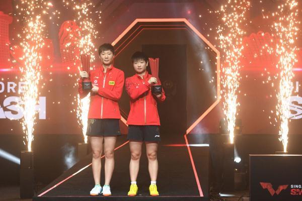 WTT新加坡大满贯：王曼昱/孙颖莎女双夺冠 樊振东、马龙会师男单决赛