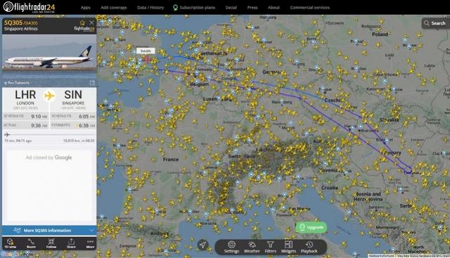 新加坡航空波音客机因发动机出现振动起飞后折返！已安全降落