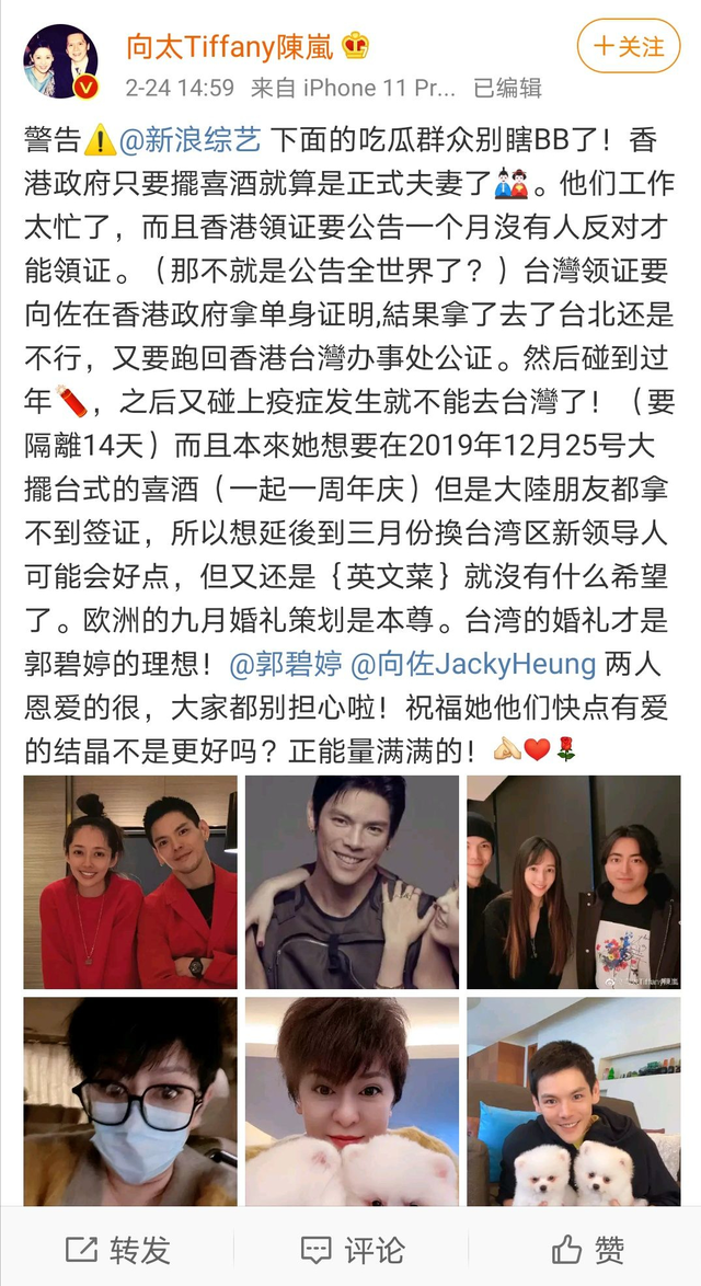 有种“整容”叫郭碧婷结婚，老公向佐变化不大，她却像换个人