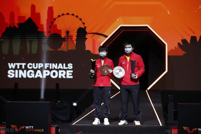 恭喜孙颖莎，新加坡wtt收获两块金牌，未来发展不可限量