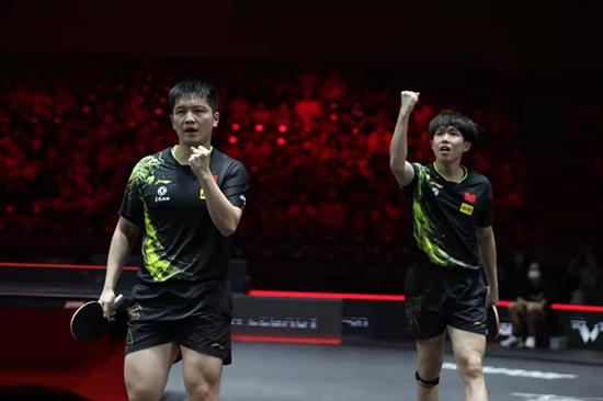 WTT新加坡赛 樊振东王楚钦夺男双冠军