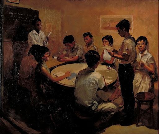 这些作品，出自为新加坡总统画过肖像的艺术家