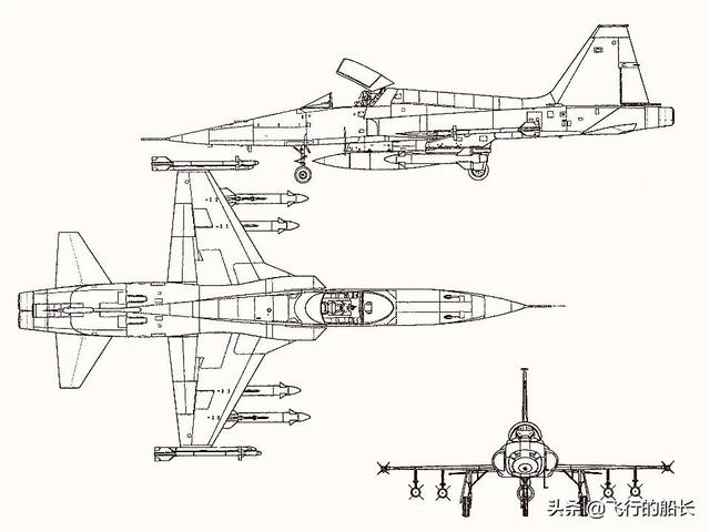 简洁精干，轻巧实用，西方明星战机——军用飞机/战斗机/美国F-5