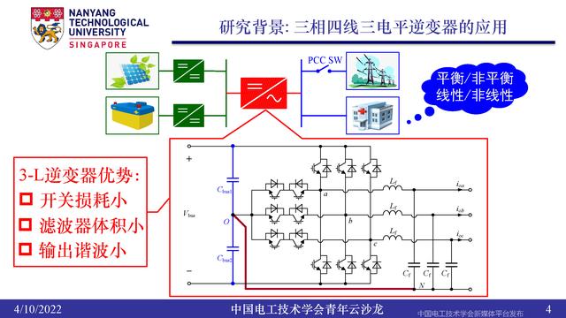 南洋理工张力：三电平逆变器的小型化、轻量化和无电解电容化技术