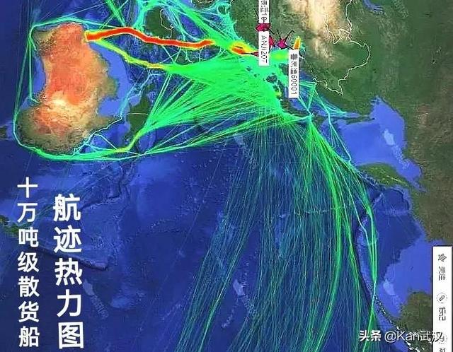 时事：看了这条航运热力图，终于明白澳洲袋鼠为何敢挑衅兔子了