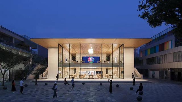 Apple韩国最大门店logo又玩出了花