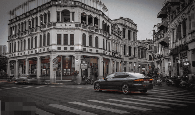 大片！历史与科技交融，在海口骑楼老街遇见蔚来ET7