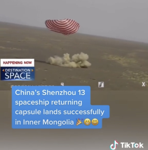 太空出差三人组回家！TikTok网友：想体验航天员同款生活