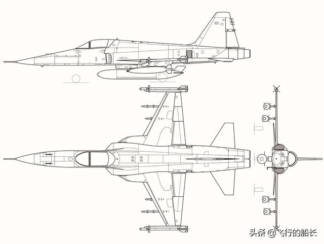 简洁精干，轻巧实用，西方明星战机——军用飞机/战斗机/美国F-5