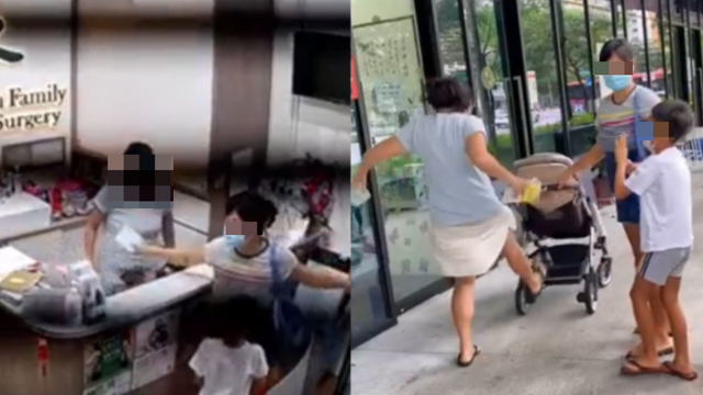 疯传！新加坡诊所女员工吵架，怒踹婴儿车，网友：太暴力了...