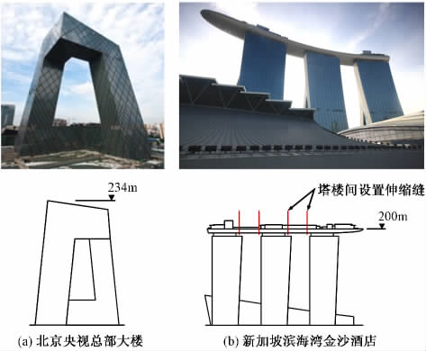 重庆来福士广场空中连桥减隔震设计