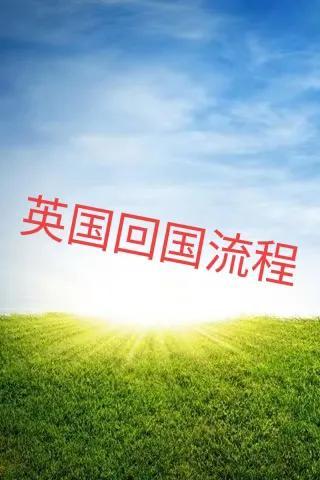 英国回国流程🛑