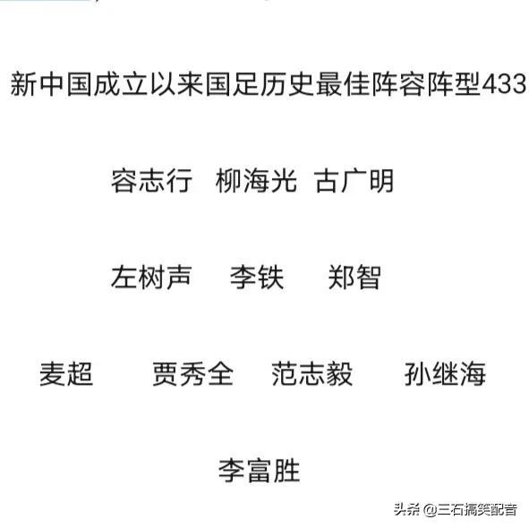 国足历史最佳阵容，这些人如果在巅峰期必胜现在的国足