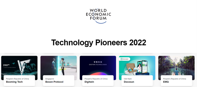 最前线 | 「DIGITWIN 孪数科技」被世界经济论坛授予技术先锋称号