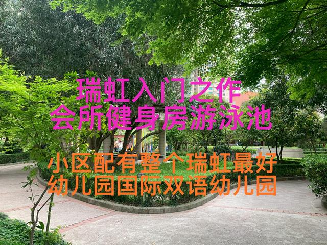 瑞虹入门之作会所健身房游泳池国际双语幼儿园