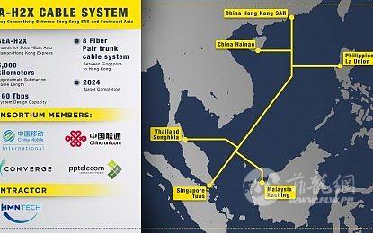5000公里海底互联网电缆连接亚洲地区 预计2024年投入使用