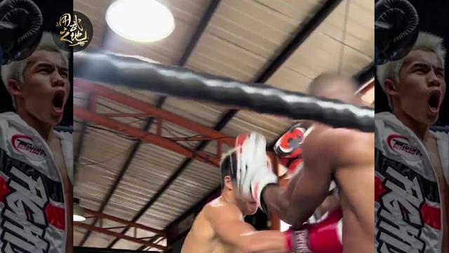 中国最强中学生进步神速，在泰国连环暴击打懵黑大汉