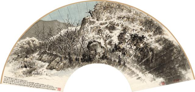 历历如画，迟昭方扇面写生作品欣赏