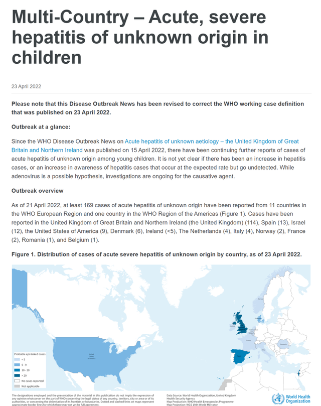 威胁全球儿童的病毒！不明病因儿童肝炎到底从何而来？警觉