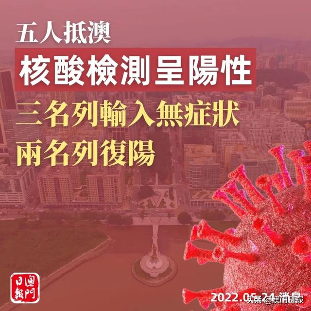 五人抵澳核检阳性 三列输入无症状两复阳
