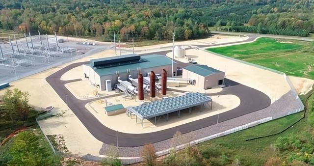 美国密歇根州的一家发电厂正在进行氢燃料混合试验