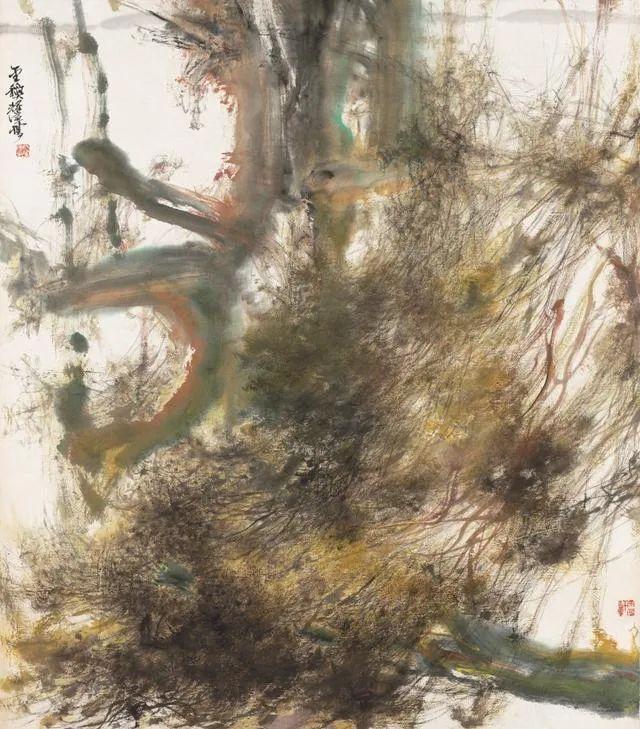 流动飞扬、宏大激荡｜杨耀宁山水画