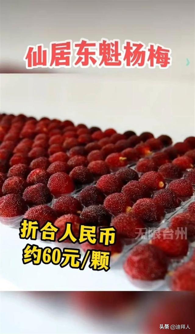 别猜了，热搜上“迪拜60元一颗杨梅”就是温超采购的，每颗就6元
